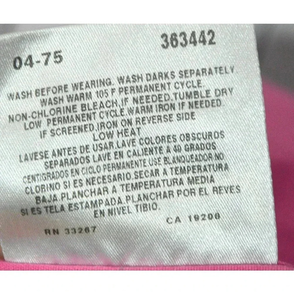 Crest Women's Pink Short Sleeve Scrub Shirt Size L - Picture 6 of 6